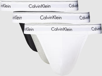 Calvin Klein 3-Pack Thong (NB3226A) black/white/grey
