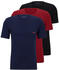 Hugo 3-Pack T-Shirt RN (50480088) red/blue/black