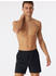 Schiesser Boxershorts Jersey gemustert Cotton Casuals (180506-000) schwarz