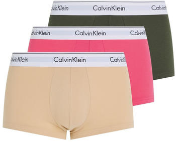 Calvin Klein 3-Pack Trunks (000NB2380A) pink/orange/black