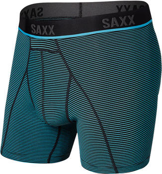 Saxx Kinetic HD Boxer Brief cool blue feed stripe