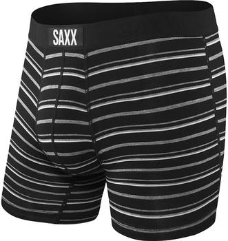 Saxx Underwear Boxer Vibe black coast stripe