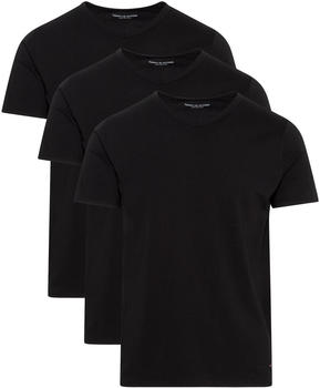 Tommy Hilfiger 3-Pack V-Neck Cotton T-Shirts (UM0UM03137) black/black/black