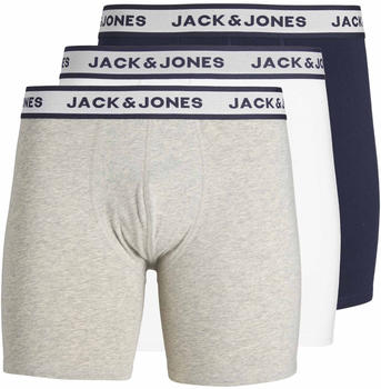Jack & Jones 3er-Pack Boxer Briefs (12229576) light grey melange