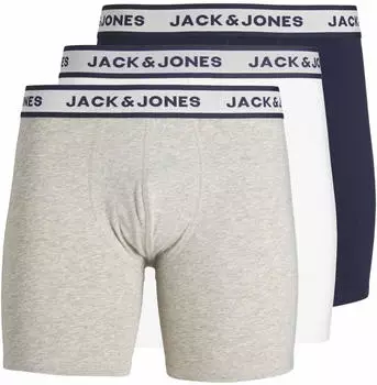 Jack & Jones 3er-Pack Boxer Briefs (12229576) light grey melange Jack & Jones 3er-Pack Boxer Briefs (12229576) light grey melange