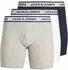 Jack & Jones 3er-Pack Boxer Briefs (12229576) light grey melange