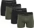 Hummel 4er-Pack enge Boxershorts (215796) black/thyme