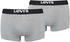 Levi's Solid Basic Trunk 2er Set (701222844) grau