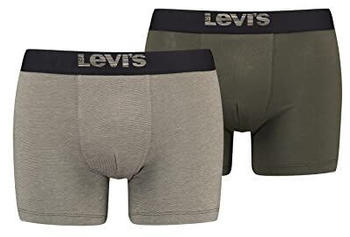 Levi's 2-Pack Optical Illusion Organic Boxer (701203921) khaki mix