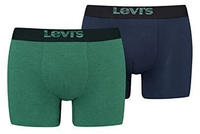 Levis Boxershorts "LEVIS MEN OPT ILL BOXER BRIEF ORG CO 2P" 2er Pack, Elastischer