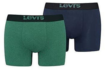 Levi's 2-Pack Optical Illusion Organic Boxer (701203921) blue/green