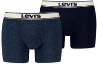 Levis Boxershorts "LEVIS MEN VNTG HTR BOXER BRIEF ORG CO 2P" mit breitem...