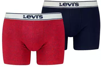 Levi's Vintage Organic Boxer 2er Pack (701227424) rot/blau