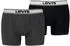 grau/schwarz: Levi's Vintage Organic Boxer 2er Pack (701227424)