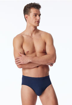 Schiesser Minislip dunkelblau gemustert Cotton Casuals (180502)