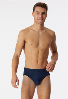 Schiesser Minislip dunkelblau kariert Cotton Casuals (180503)