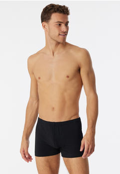 Schiesser Shorts schwarz gemustert Cotton Casuals (180504)