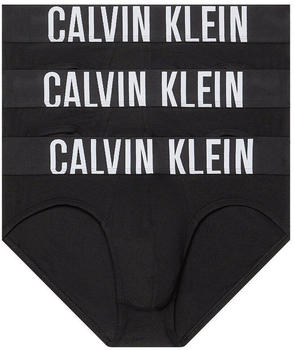 Calvin Klein 3-Pack Hip Slip (000NB3607A-UB1) black