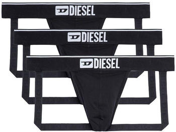 Diesel 3-Pack Jocky Jockstrap (00SH9I-0GDAC-E4101) black