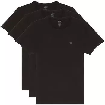 Diesel 3-Pack Jake Short Sleeve Base Layer (00SPDG-0LIAD-E4101) black