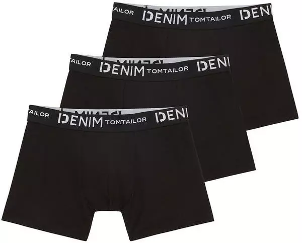Tom Tailor 3-Pack Boxer (1038850-29999) black