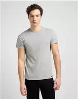 Lee 112117021, Lee T-Shirt Twin Pack Crew in Greymele Navy