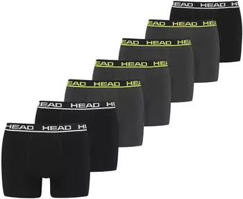 Head 7-Pack Boxershorts (701222096) black/phantom