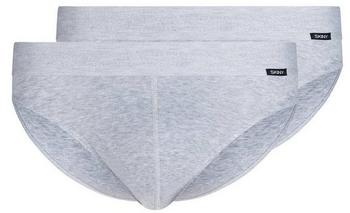 Skiny Cotton Retro Slip 2er-Pack (080692) silver melange