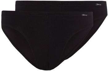 Skiny Every Day in Cotton Slip 2er-pack (086974) black