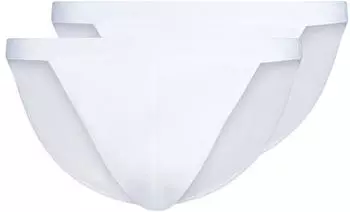 Skiny Cotton Rib String-Tanga 2er-pack (080693) white Skiny Cotton Rib String-Tanga 2er-pack (080693) white