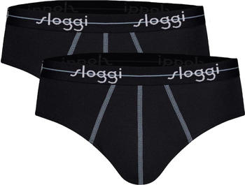 Sloggi 2-Pack Start Midi Slip (10206949) black
