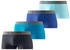 S.Oliver Boxershorts blau nachtblau azur himmelblau grau