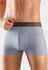H.I.S Jeans Boxer 4er-Pack Stretchbündchen anthrazit-meliert orange grau-meliert schwarz