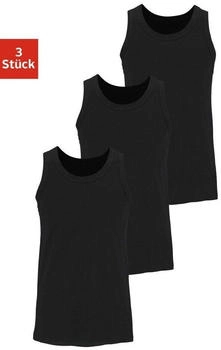 H.I.S Jeans Tanktop Unterhemd 3er-Pack schwarz