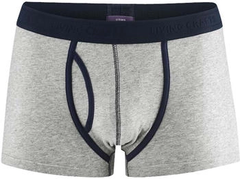 Living Crafts 2er-Pack Bio-Boxershort 'Apollo' steingrau