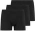 Schiesser 3er-Pack Shorts schwarz