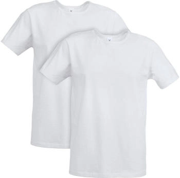 Erwin Müller Single-Jersey Herren-Unterhemd 2-Arm 2er-Pack weiss
