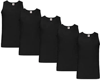 Fruit of the Loom Vest 5er-Pack schwarz