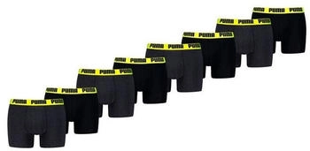 Puma Boxer Boxershorts Everyday Unterhose 6er Pack dark grey melange yellow