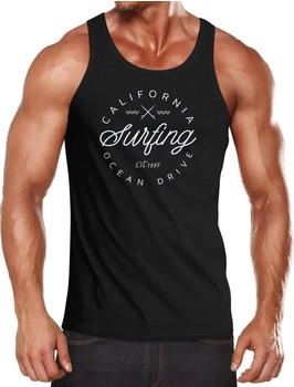 Neverless California Surfing Ocean Drive Muskelshirt