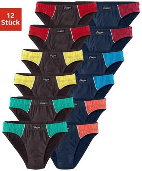 Le Jogger Jogger Slip 12er-Pack blau schwarz