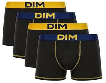 Dim Boxershorts Mix Farben Stretch-Baumwolle x4 multicolor