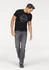 Bruno Banani T-Shirt schmal geschnitten bedruckt schwarz