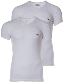 Emporio Armani 2er-Pack V-Neck T-Shirt wei&szlig;