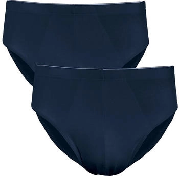 Erwin Müller Single-Jersey Herren-Slip 2er-Pack blau