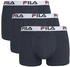 Fila Boxershorts 3er Pack blau navy Logobund
