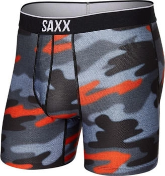 Saxx Volt Brief Boxershorts schwarz grau rot