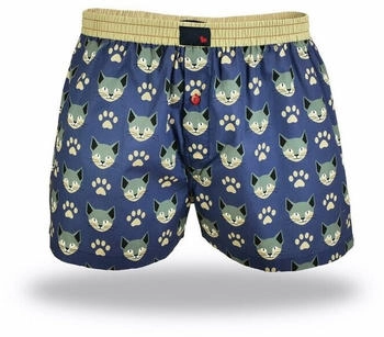 Unabux Boxer Prints blau schwarz