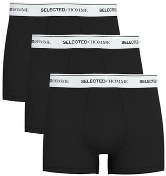 Selected Boxershorts SLHLIAM 3-PACK TRUNK NOOS schwarz