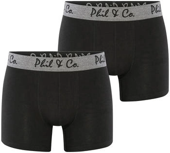 Phil & Co. Berlin 2er-Pack Jersey schwarz
